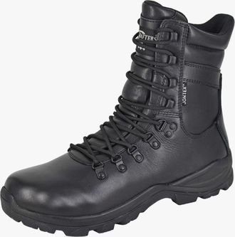 Grafters Commander Mens Boots Black Leather - Size UK 12