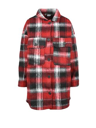 Comme des Fuckdown Black/Red Polyester Acetate Wool Shirt