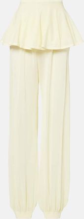 Alaia Alaïa Pantaloni a gamba larga e vita media