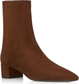 Aquazzura Saint Honor Bootie in Espresso at Nordstrom, Size 10.5Us