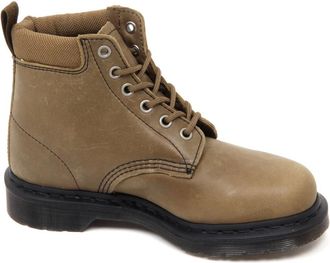 Dr. Martens Vintage Boot Schoen - Dames - Veterlaarzen - Groen - 38 EU - Leer - Schoenen
