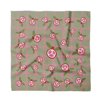 Centinelle Pomegranate Cotton Silk Bandana in Beige at Nordstrom