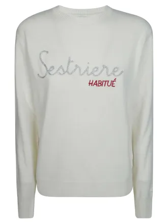 MC2 Saint Barth New Queen Crewneck Cotton Sweater