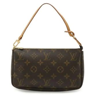 Louis Vuitton Pre-owned Handbags, female, Brown, Size: ONE SIZE Pre-owned Monogram Pochette Handbag