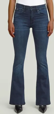 G-Star 3301 Flare Jeans - Donkerblauw - Dames