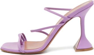 Amina Muaddi Pre-owned 110 mm Naima sandalen - Paars