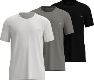 Tom Tailor T-Shirt TOM TAILOR, Herren, Gr. 4, schwarz, mittel, melange, Single Jersey, Obermaterial: 100% Baumwolle, Shirts T-Shirt