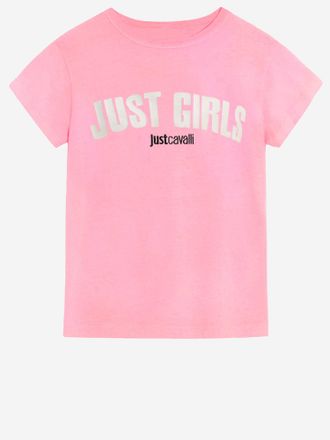 Just Cavalli Cotton T Shirt With Logo