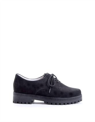 Waldl&auml;ufer Womens Sage Non Slip Oxford Shoes In Denver Schwarz