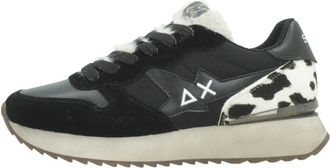 Sun 68 Stargirl Animalier - Dames - Sneakers - Zwart - 38 EU - Leer - Schoenen