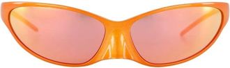 Balenciaga Oranje Cat-Eye Zonnebril - Dames - Zonnebrillen - Oranje - ONE Size - Nylon - Accessoires