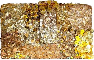 Simitri Garnet Kitsch Clutch in Gold at Nordstrom