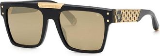 Philipp Plein SPP080 700G Black/Gold Mirror