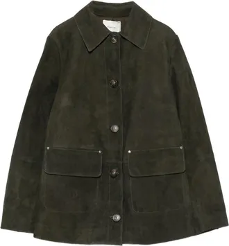 Vince Button-up Suede Jacket