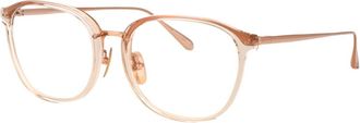 Linda Farrow Optical Park Zonnebril - unisex - Brillen - Beige - 52 MM - Accessoires