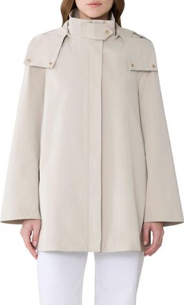 Soia & Kyo Nalani Waterproof Swing Coat in Light Oak at Nordstrom, Size X-Small