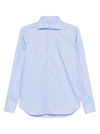 Borriello pointed-collar shirt - Blue