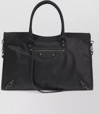 Balenciaga tote bag top handles detachable shoulder strap