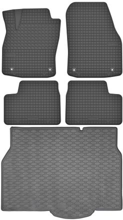 OEM Juego De Alfombrillas De Goma Para Coche Y Maletero Para Opel Astra Iii H Hatchback (2004-2014)