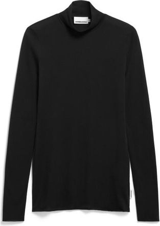 Armedangels Grazilianaa Soft Longsleeve f&uuml;r Damen | schwarz