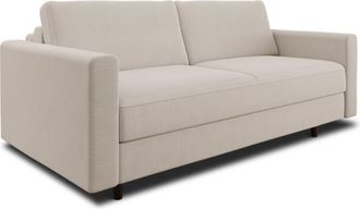 Sia Home Sof&aacute; cama express tejido tramado beige 140 cm