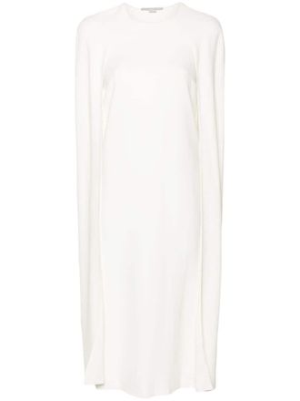 Stella McCartney Jurk met cape - Wit