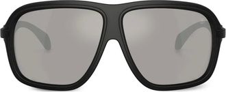 Moncler Occhiali da sole con stampa - Nero