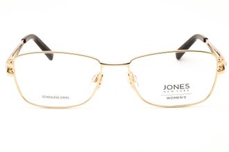 Jones New York VJON500 Rectangular Metal Eyeglasses - Gold