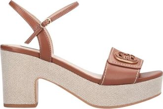 Liu Jo Harper 04 - Dames - Sandalen met hakken - Bruin - 40 EU - Leer - Schoenen