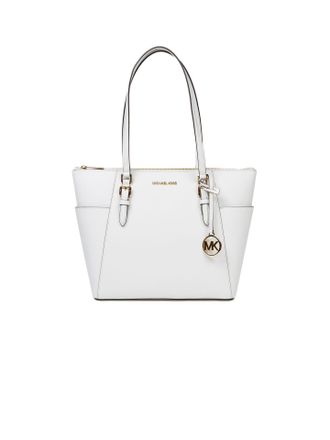 Michael Kors Charlotte Grote Schoudertas Wit