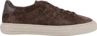 Hogan Sneakers, male, Brown, 7 1/2 UK, Brown Suede Lace-up Trainers