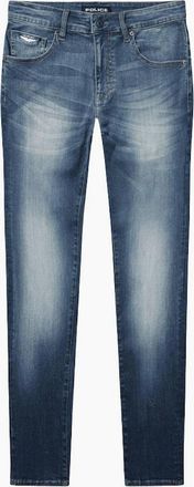Police Mens LAT 950 Slim Fit Blue Jeans