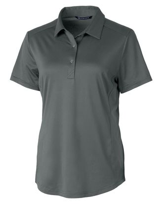 Cutter & Buck Prospect Textured Stretch Womens Short Sleeve Polo Shirt