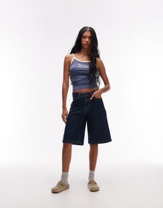 Dickies Pantaloncini di jeans da 13 pollici indaco scuro-Blu