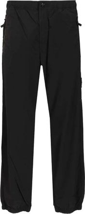 Stone Island Stretch Nylon Tech Fleece Trainingsbroeken - Heren - Sweatpants - Zwart - W33 - Nylon - Broeken