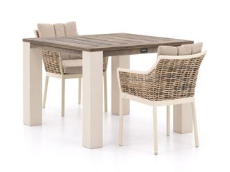 Apple Bee Milou/ROUGH-X 100cm dining tuinset 3-delig