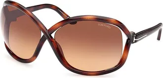 Tom Ford FT1068 52F Dark Havana/Brown Gradient