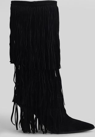 Gis&egrave;l moir&egrave; George High Heels Boots