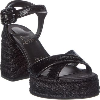 Christian Louboutin Calakala 85 Leather Sandal