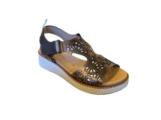 Eric Michael Womens Trudy Sandal In Bronze