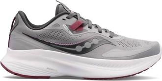 Saucony Womens Guide 15 Running Shoes In Alloy/quartz Gris