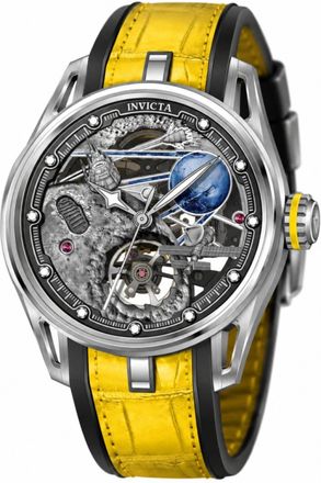 Invicta Celestial 70088 Herenhorloge - Automatisch Uurwerk - Roestvrij Staal met Grijze Wijzerplaat - 44 mm