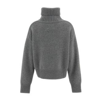 Extreme Cashmere Crop Xtra Sweater N&deg;434 - - Knitwear - Donna - Grigio - ONE SIZE
