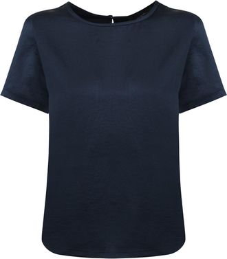 Max Mara Amburgo T-shirt In Satin And Jersey