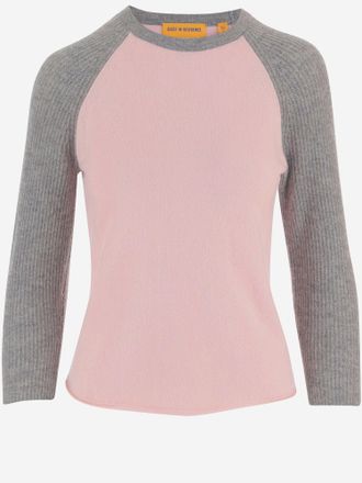 Guest In Residence Zweifarbiger Kaschmirpullover