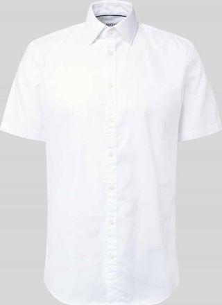 Jake*s Slim Fit Business-Hemd aus Baumwolle mit Kentkragen in Weiss, Gr&ouml;&szlig;e 37/38