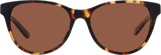 Costa CATHERINE Coipper Polarized Glass Cat Eye Ladies Sunglasses 6S2012 201201 57