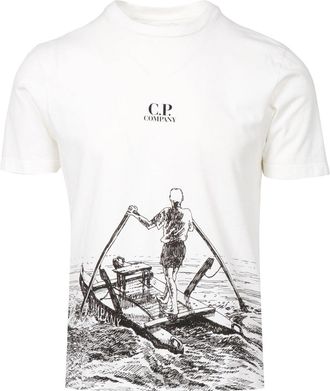 C.P. Company T Shirts And Polos White