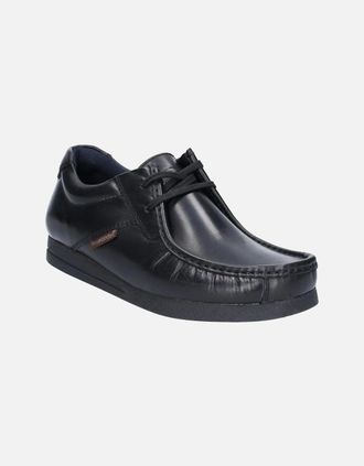 base Mens Event Waxy Lace Up Shoe - Black - Size: 11