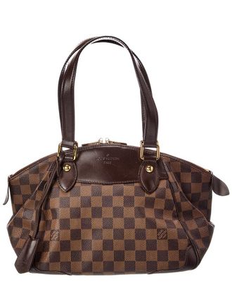 Louis Vuitton Brown Damier Ebene Coated Canvas Verona Pm (Authentic Pre-Loved)